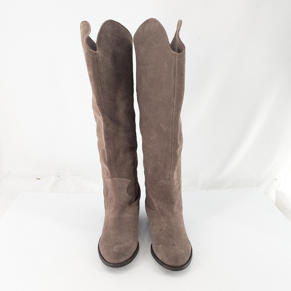 Naughty Monkey Leather Harmony Boot Taupe Size 8.5 - Picture 3 of 11